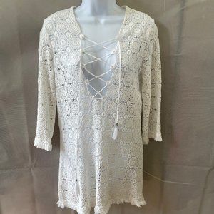 Miguelina White Coverup Dress